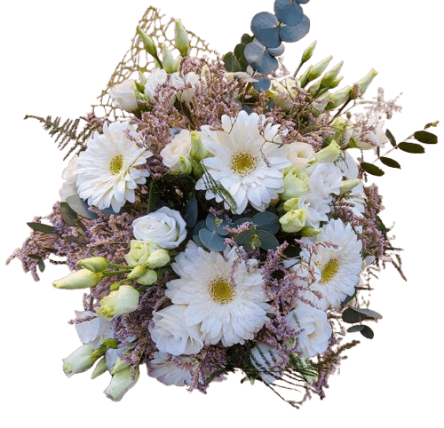 bouquet fiori bianchi Bouquet total white