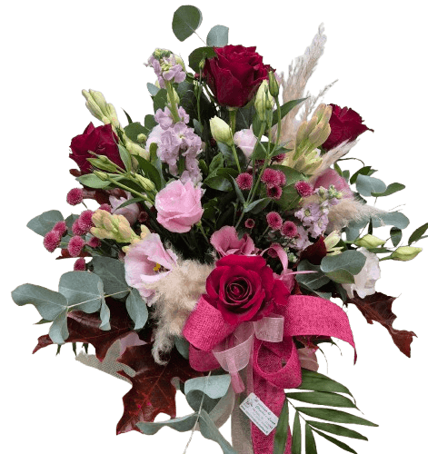 composizione di fiori recisi Rubino