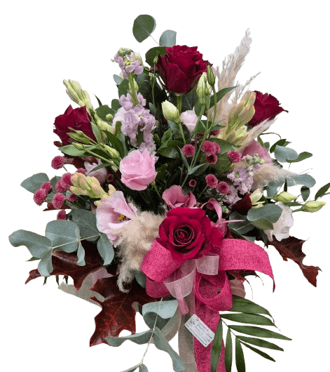 composizione di fiori recisi Rubino