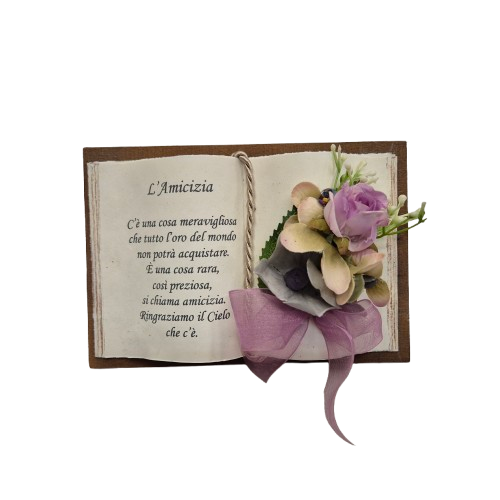 Libro artigianale l'amicizia
